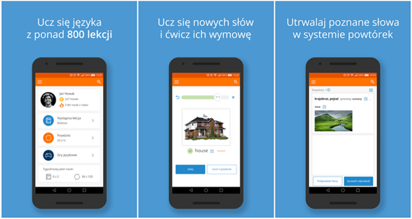 Aplikacja mobilna eTutor - w sklepie googl Play