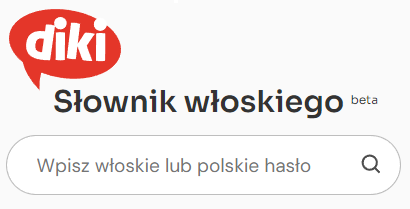 Słownik języka włoskiego Online - DIKI