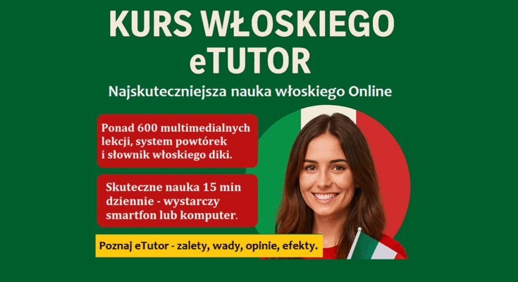 Kurs Języka włoskiego Online eTutor.